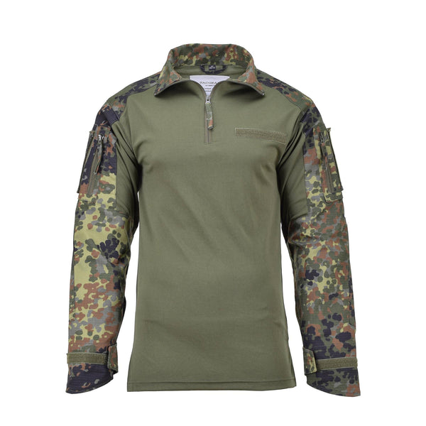 Marca tacgear camicie tedesche in stile esercito truppe biancheria intima flecktarn camo