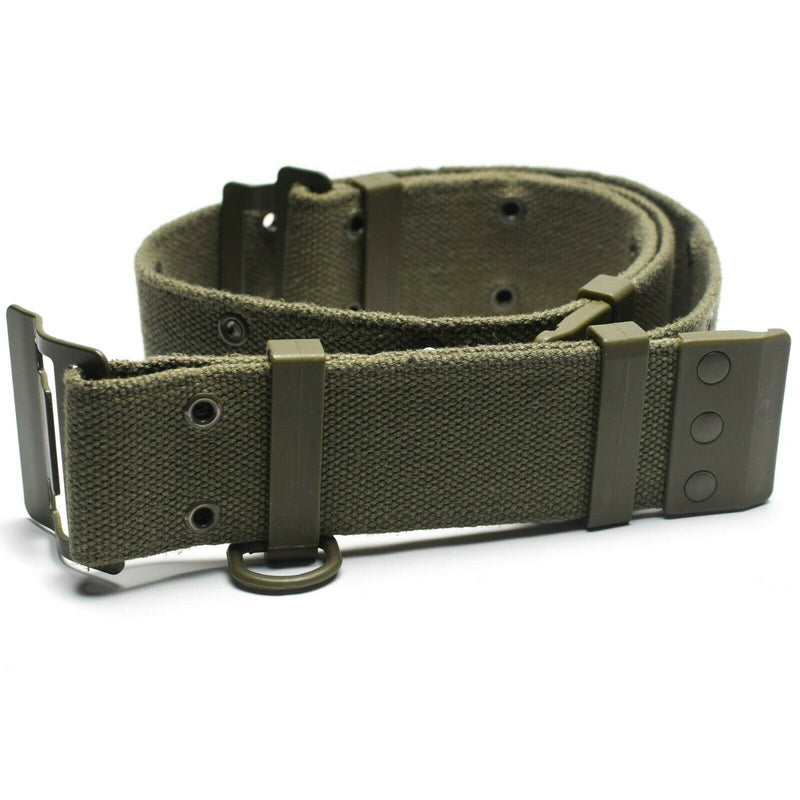 Cintura di cinghia dell'esercito francese originale Famas Olive OD Web Belt France Military