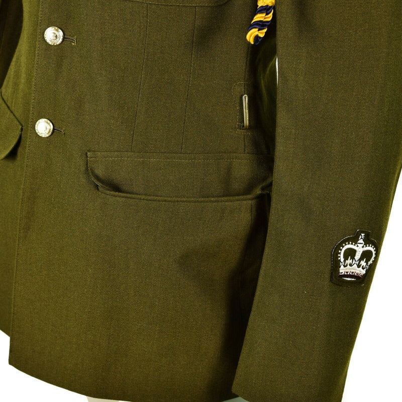 Guida Guida formale dell'esercito britannico genuino Olive Khaki Giacca formale OD Problema militare