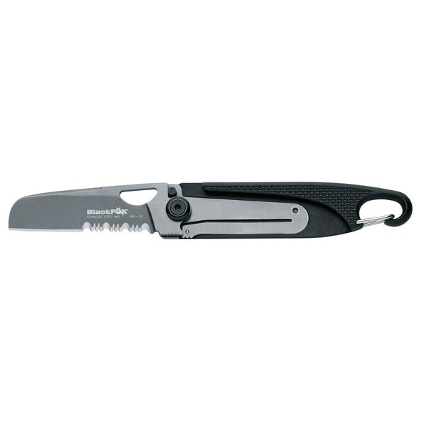 FOX CITS BF-81 Carabinatore pieghevole Carabinatore parzialmente seghettato AISI 440A Blade