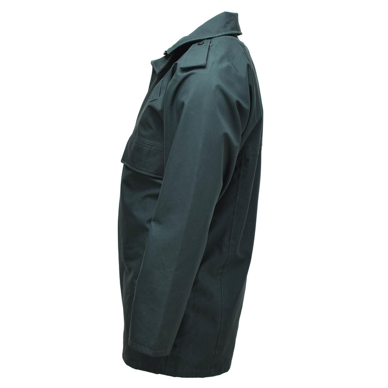 Originale British Police Uniform Anorak impermeabile impermeabile verde sfoderato