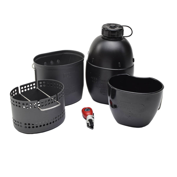 BCB MK2 Il set di cottura crociata set di stufa in alluminio Compact leggero 6 pezzi