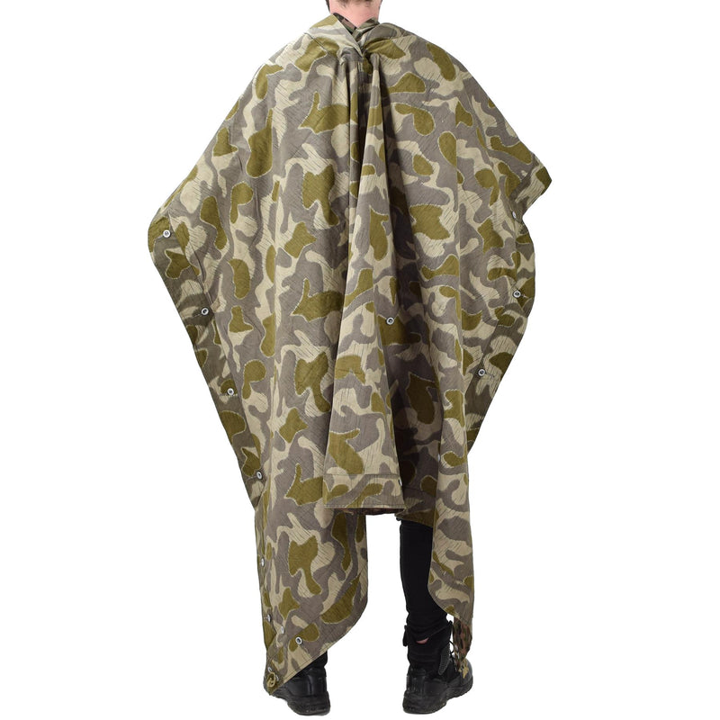 Original Austria Austria Austria Dot Splinter Splinter Camo Poncho Tenta Acqua Vintage