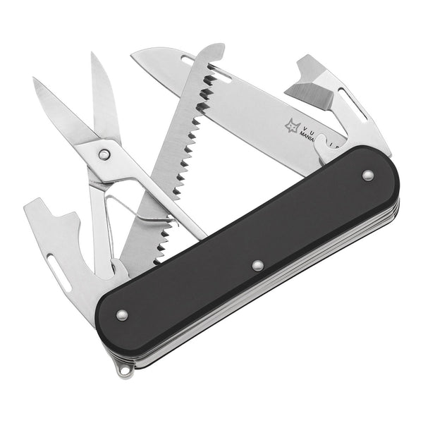 FOX COLPI Vulpis FX-VP130-SF5 BK Multi Tool KIFE N690co Blade in acciaio Black