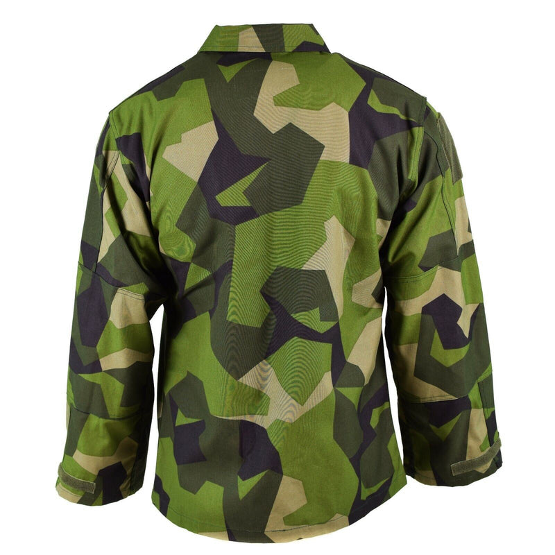 Originale Swedish Army M90 Giacca Splinter Shirt da combattimento camuffato Nuovo