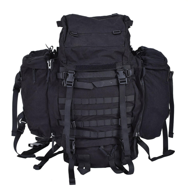 Backpack militari olandesi olandesi originale da campeggio da campeggio daypack 40+20 litri neri