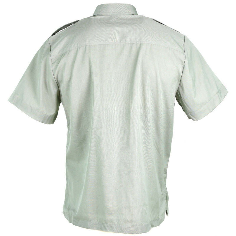 Autentica camicia dell'esercito slovacco militare bdu grigio maniche corte nuove