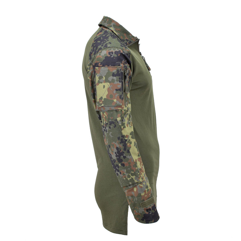 Marca tacgear camicie tedesche in stile esercito truppe biancheria intima flecktarn camo