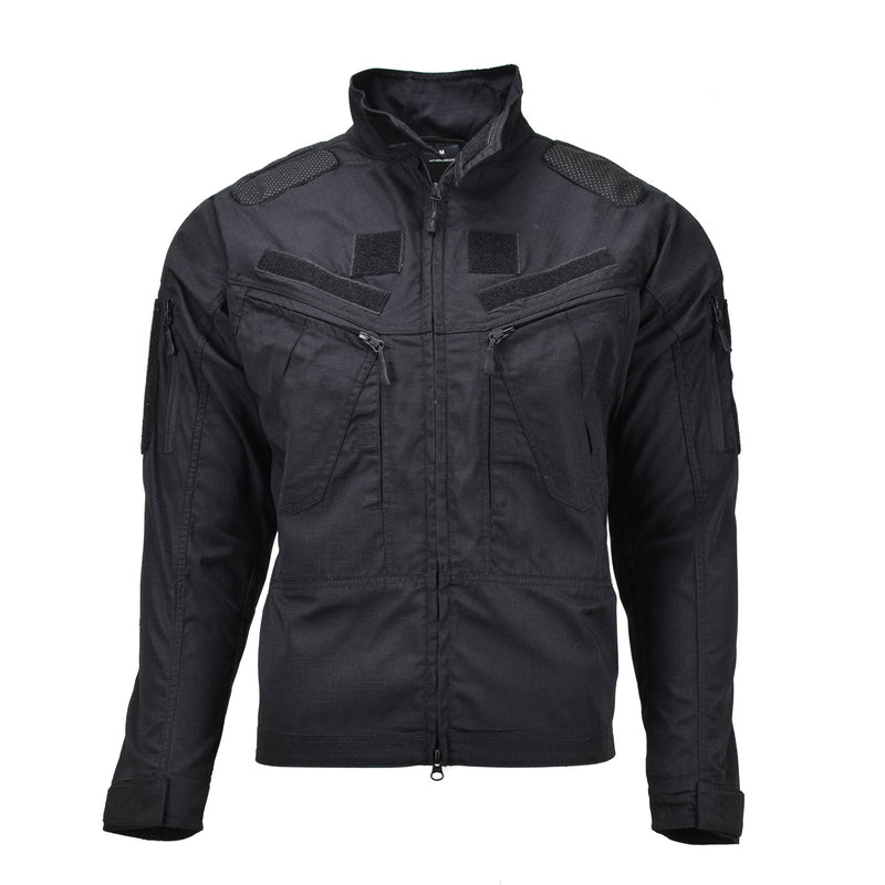 Mil-Tec Brand Army Style Black Chimera Jacket Black RIPSTOP Stretta camicie militari