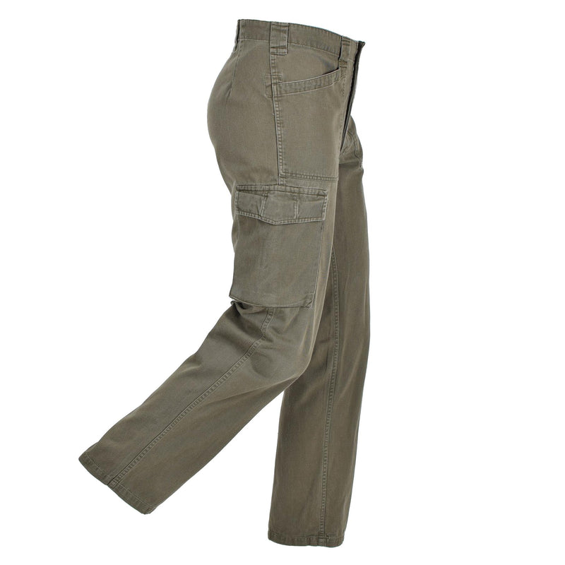 Pants di lavoro di carico dell'esercito austriaco originale Olive Field Service Classic Pantaloni