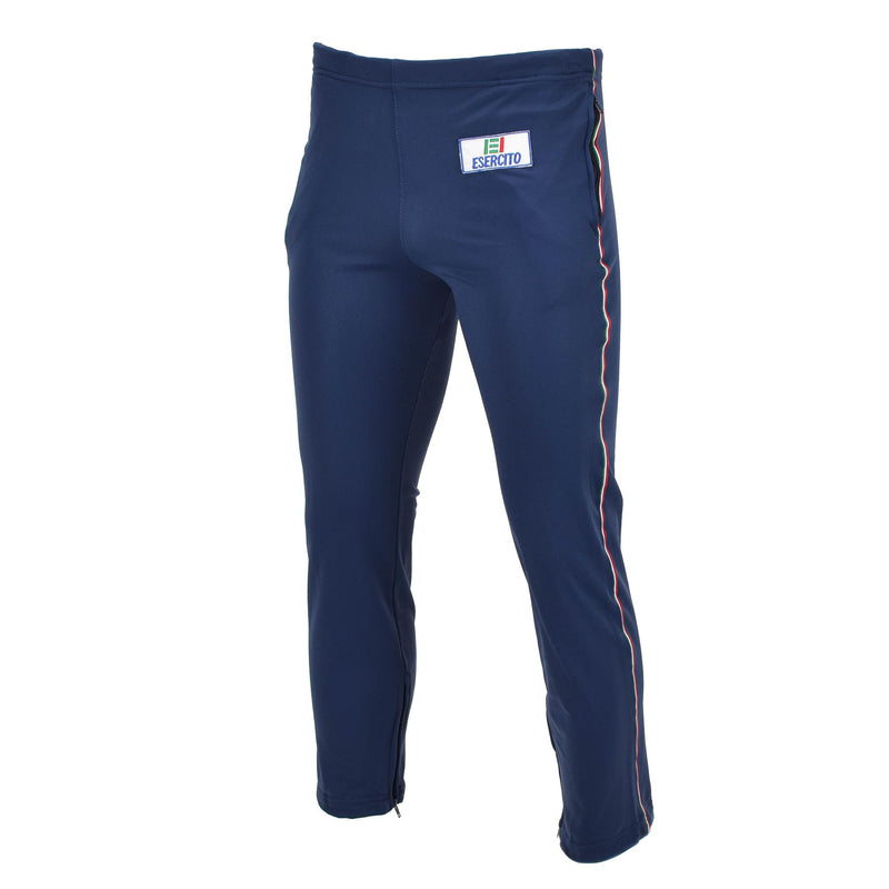 Volini pantaloni atletici militari italiani Esercito Logo Cuppuccio di caviglia blu