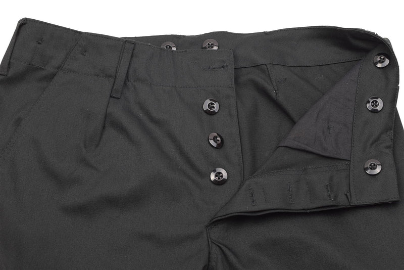 Pantaloni moleskin in stile militare tedesco durevoli pantaloni uniformi da combattimento nero nuovo