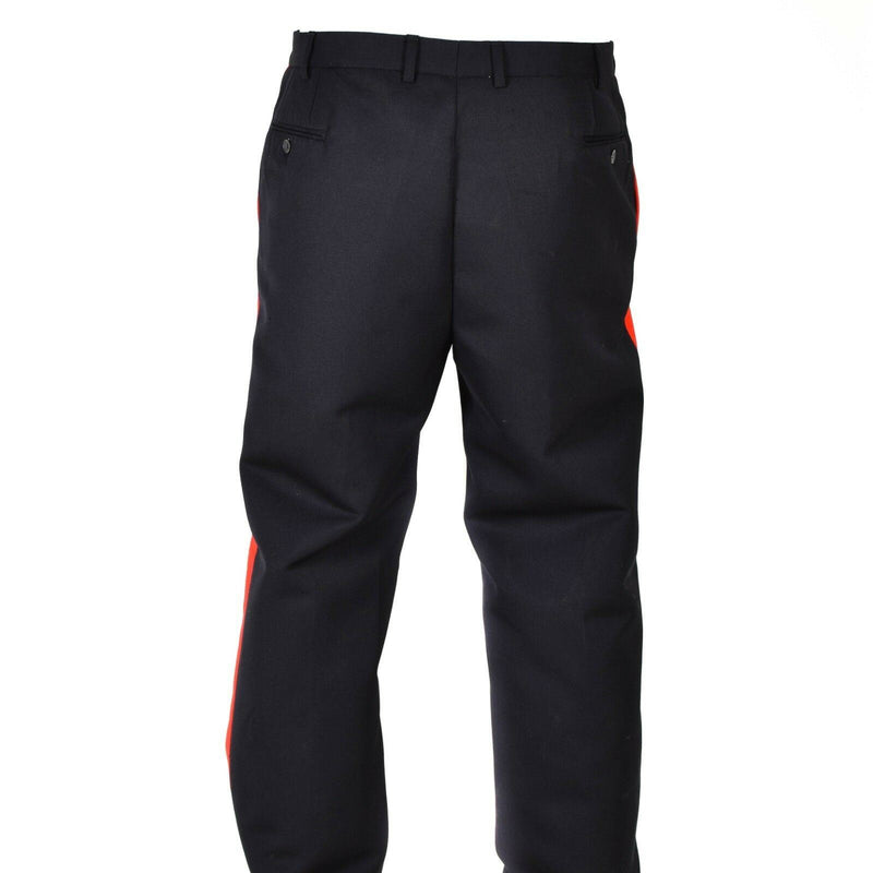 Pantaloni abiti da carabinieri di polizia italiani originali pantaloni neri nuovi