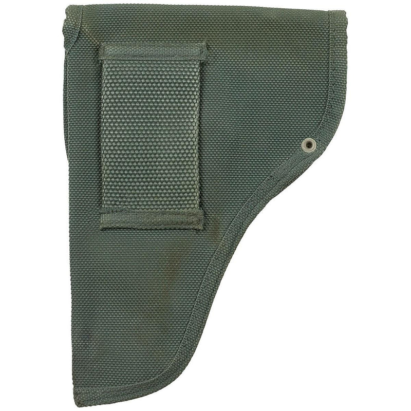 Holster di pistola militare italiana originale tela grigia tenuta regolabile pistola compatta