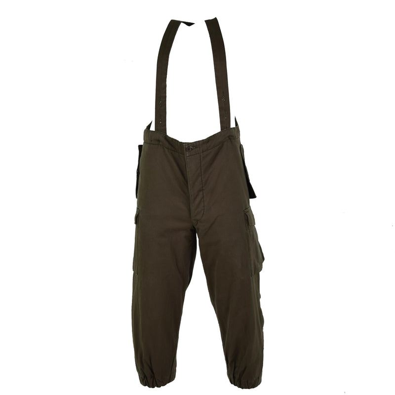 Pantaloni termici dell'esercito austriaco originali Bundeswehr pantaloni per la sospensione del freddo