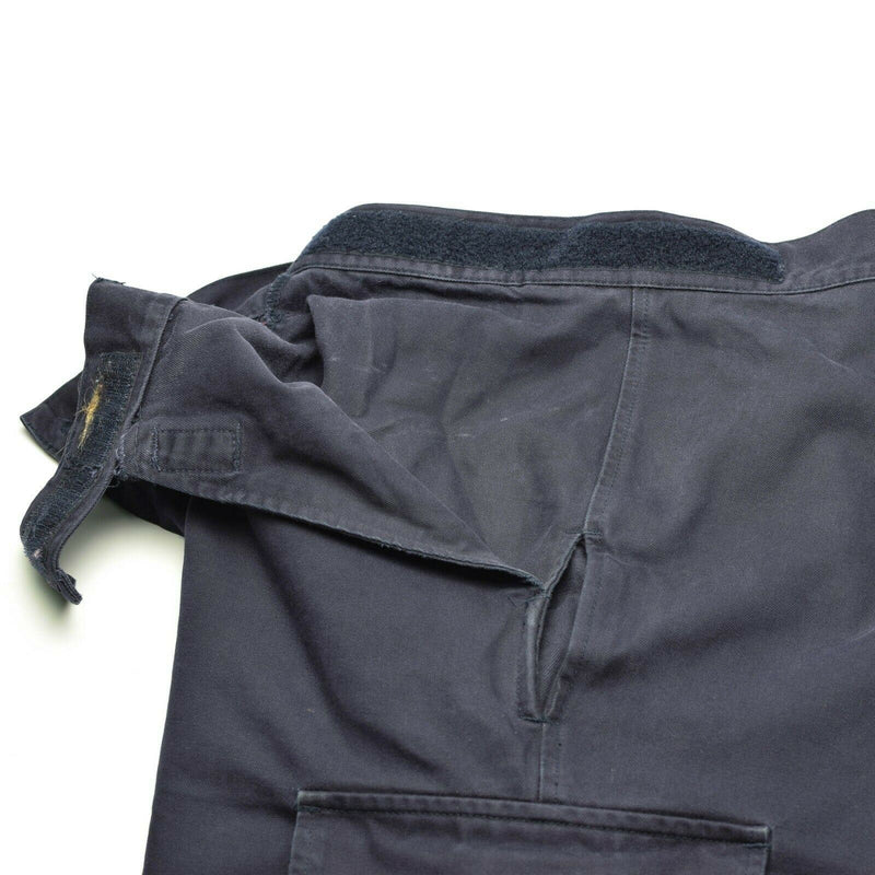 Pantaloni dell'esercito olandese genuino combattere i pantaloni della missione tattica militare blu