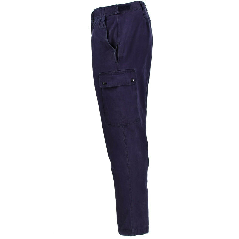 Pantaloni dell'esercito olandese genuino combattere i pantaloni della missione tattica militare blu