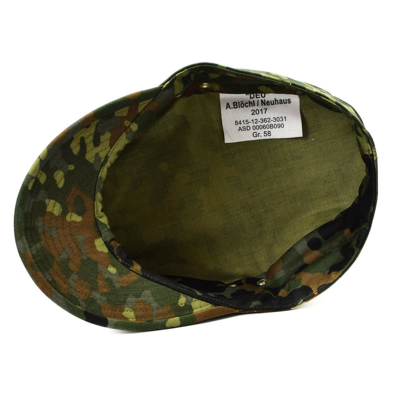 Genuino esercito tedesco originale Flecktarn Cap bw boschi di bosco cappello militare nuovo