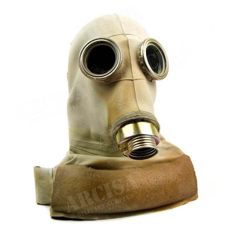 Maschera per gas militare polacco originale Filtro dell'era sovietica vintage incluso grigio