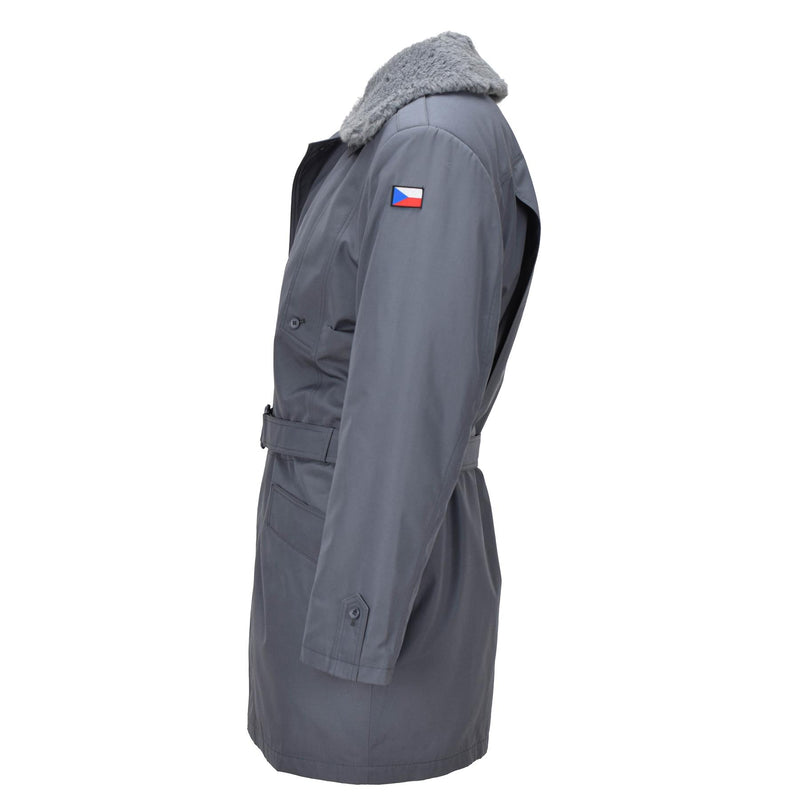 Original Ceca militare M85 giacca da campo parka in stile grigio lineare invernale