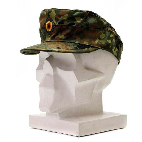 Genuino esercito tedesco originale Flecktarn Cap bw boschi di bosco cappello militare nuovo