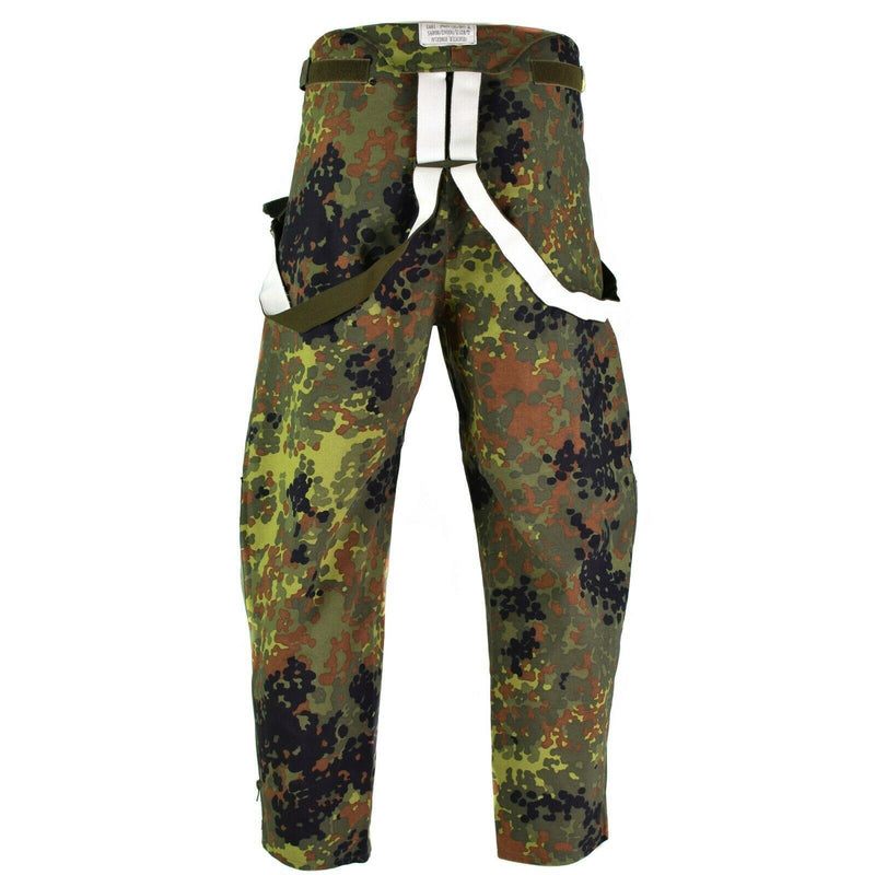 Cantrocchini di eserciti tedeschi generici Goretex Bib n Brace Flecktarn Pants nel complesso nuovo nuovo