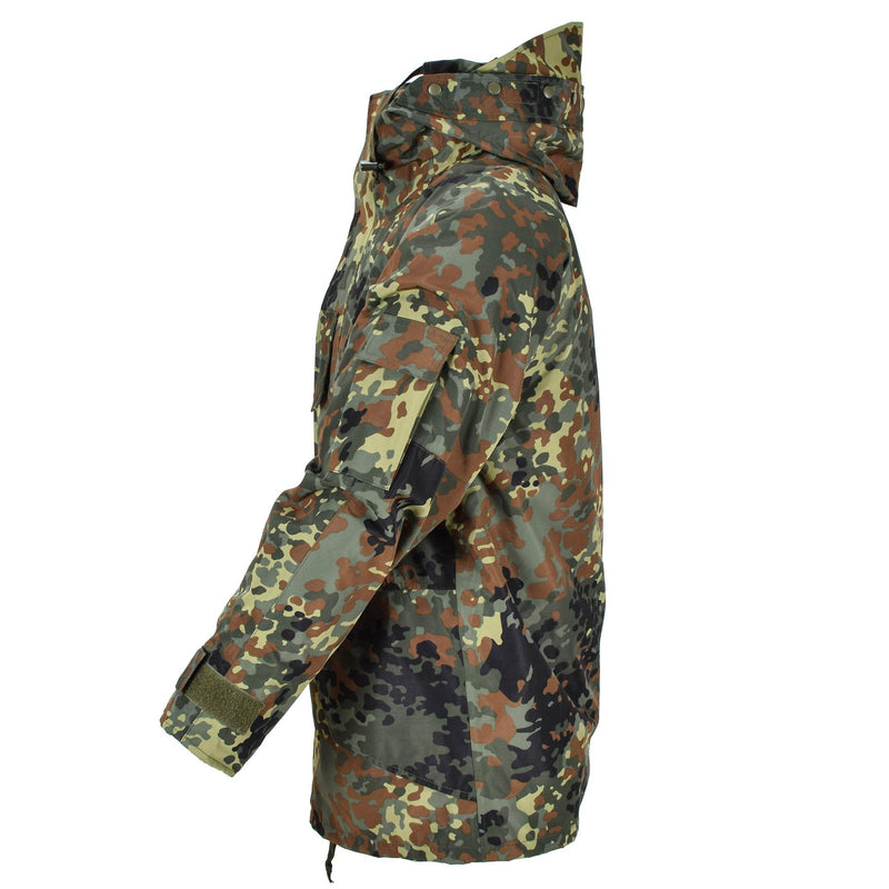 MIL-TEC Army Army Parka W Liner Goretex Camo Flecktarn Giacca da uomo impermeabile