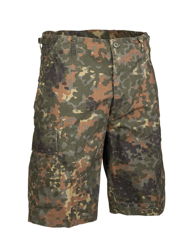 Mil-Tec Brand U.S. stile militare in preda a flecktarn camo ripstop field shorts