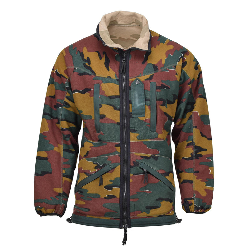 Giacca in pile di pile del belga originale reversibile Windstopper Bdu Jigsaw Jumper