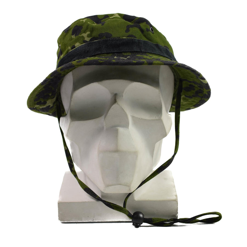 Articolo genuino dell'esercito danese Boonie Hat militare M84 Flecktarn Camo Jungle Summer Cap