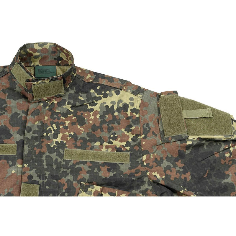 MFH Brand U.S. MILITAL MILIANT CAMPO Field Uniforme Flecktarn camo Ripstop Nuovo