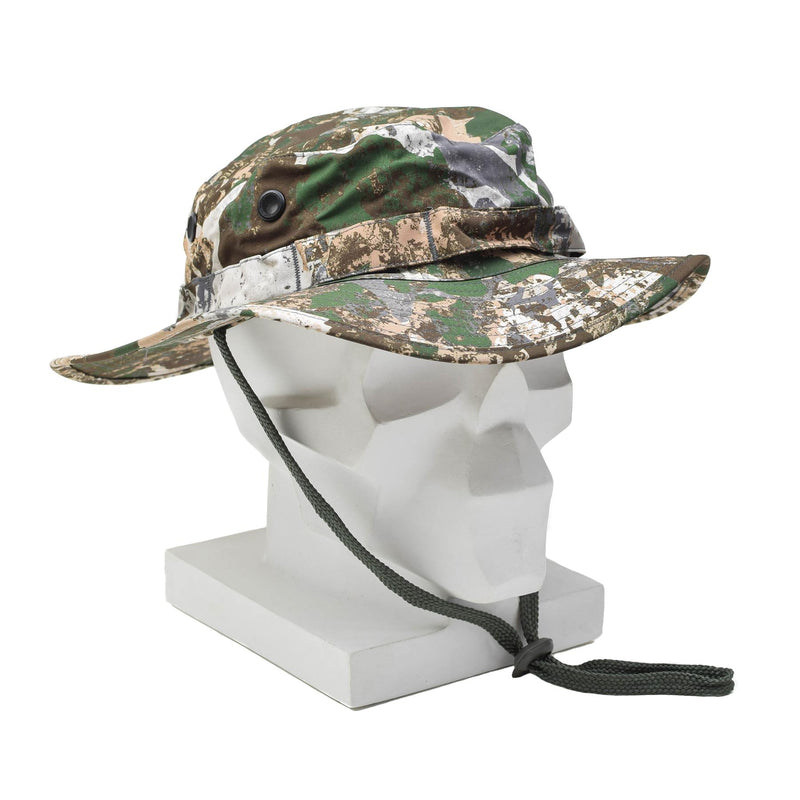 Mil-TEC Army Boonie Hat Cappello Laminato Cap MOLLE IMPERSABILE ATTENIBILE MOLLE HACK