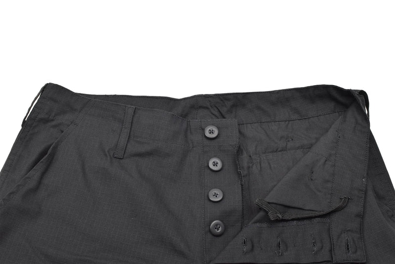 Mil-Tec Brand U.S. Army Style Black Black Pantaloni da combattimento Pantaloni a ripieno