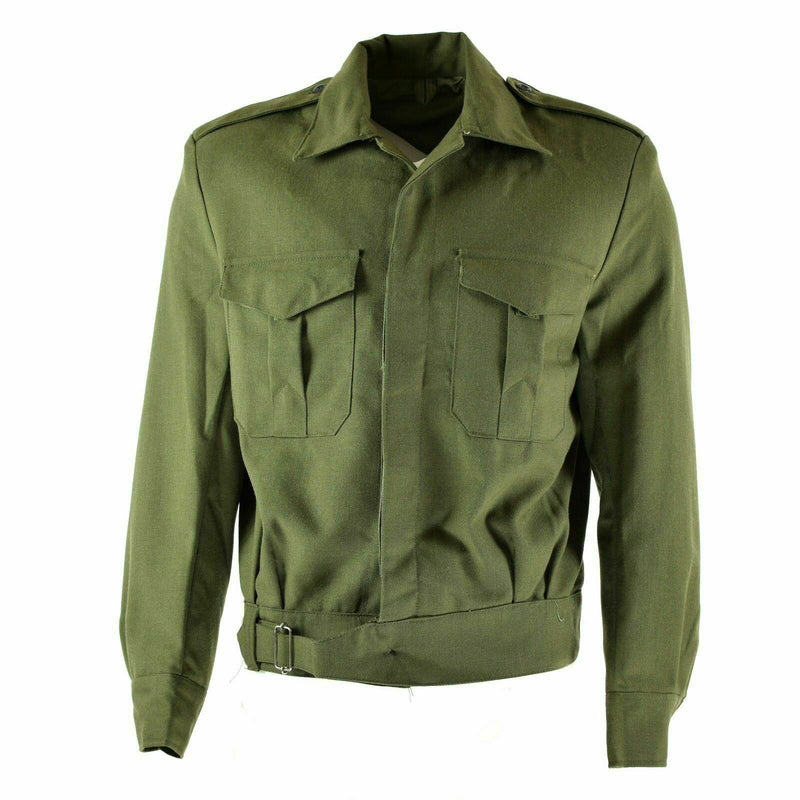 Guido campo dell'esercito greco Ike Giacca Gabardine Blaze Khaki Nuovo militare