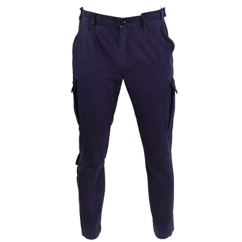 Pantaloni dell'esercito olandese genuino combattere i pantaloni della missione tattica militare blu