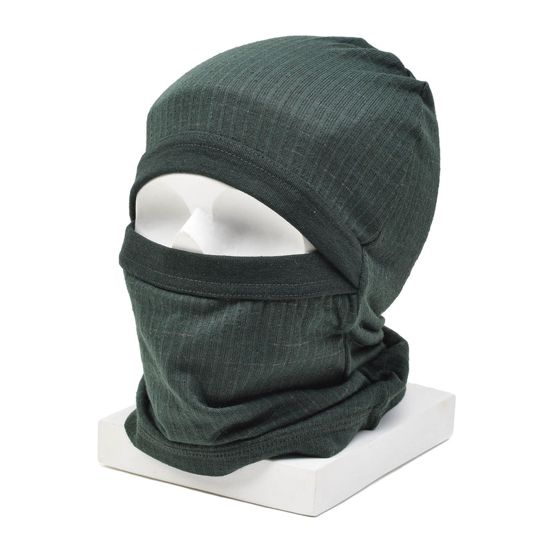 Army Danish Army Olive Balaclava Fuoco Maschera leggera per il volto leggero nuovo