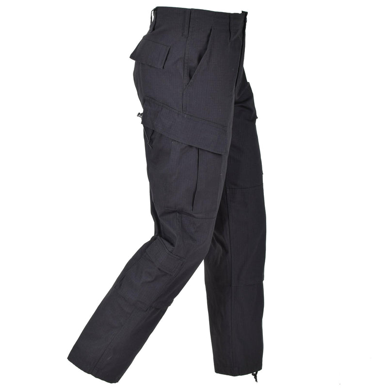 Mil-Tec Brand U.S. Army Style Black Black Pantaloni da combattimento Pantaloni a ripieno