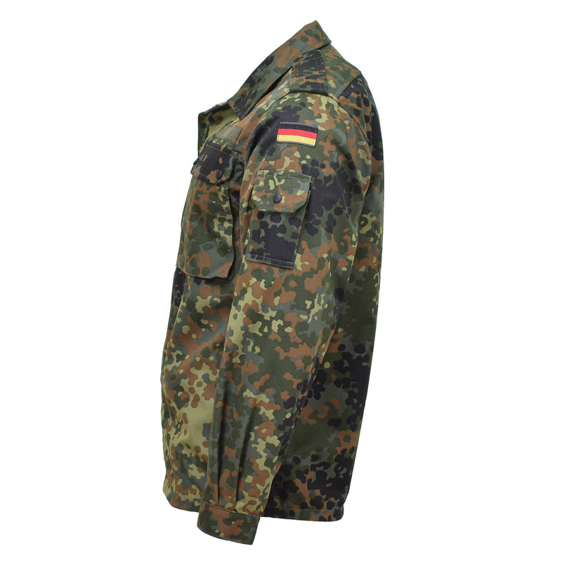 Camicie militari tattiche Leo Kohler Flecktarn Cambiatura a luce mimetica BW Giacca