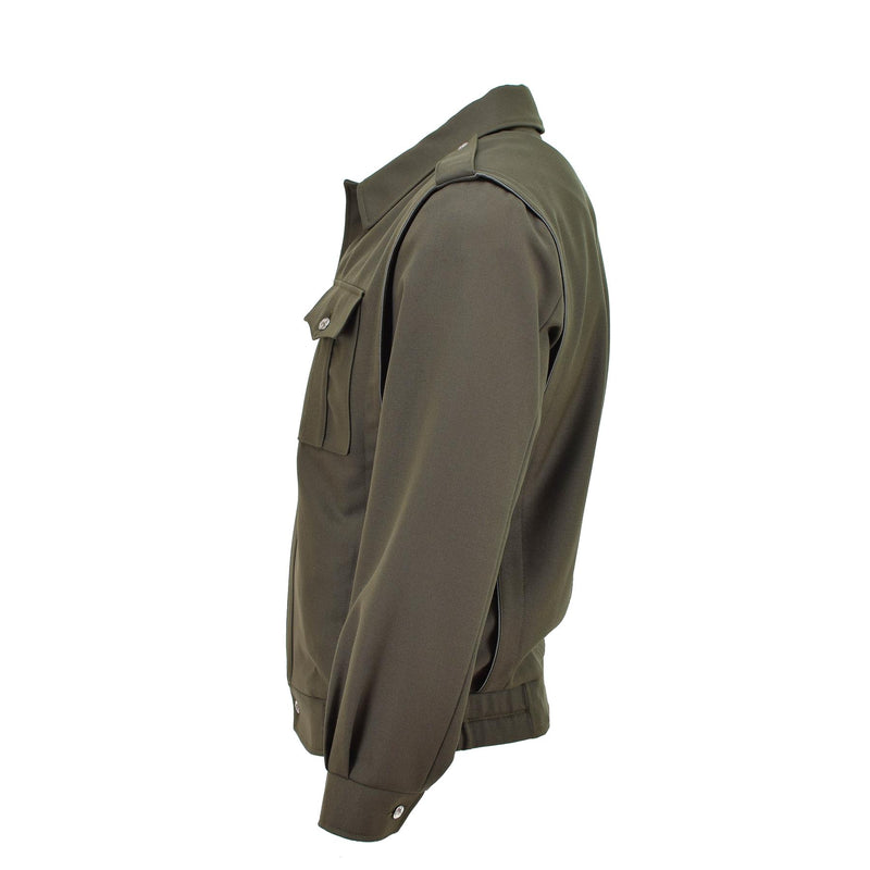 Giacca di camicetta militare ceca originale Truppe di campo Casualmente Olive Blouson Nuovo