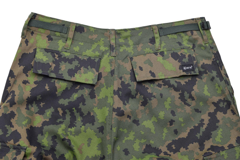 Pantaloni da combattimento MFH I pantaloni BDU durevoli regolabili m05 finlandese camo