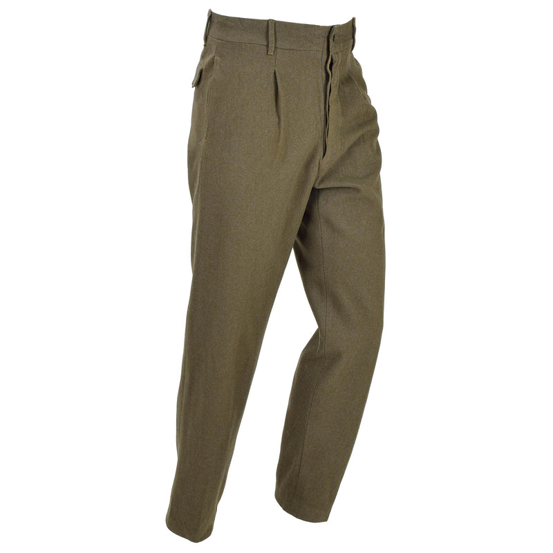 Pantaloni di lana dell'esercito italiano originali abiti per pantaloni vintage formali