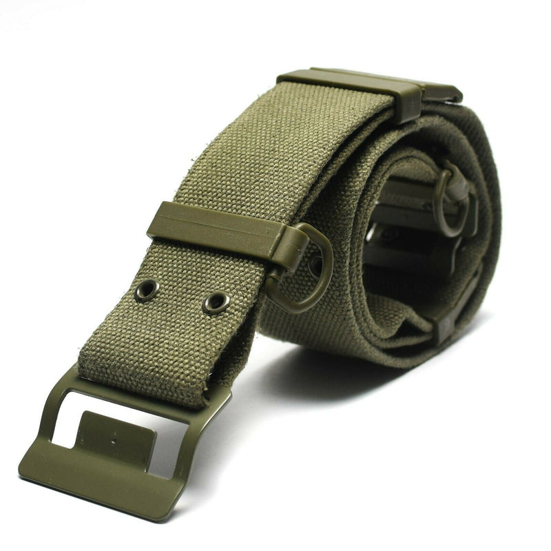 Cintura di cinghia dell'esercito francese originale Famas Olive OD Web Belt France Military