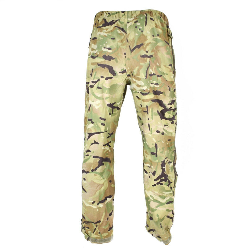 Combattimento militare dell'esercito britannico MTP pantaloni pioggia mimetici Goretex impermeabile