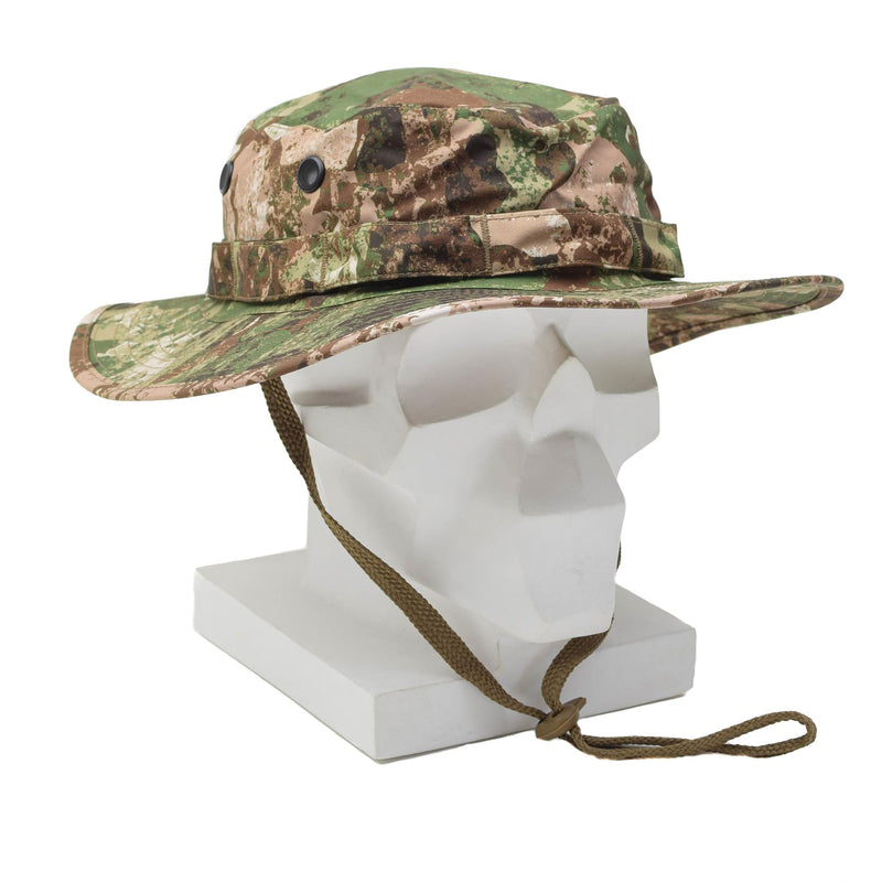 Mil-TEC Army Boonie Hat Cappello Laminato Cap MOLLE IMPERSABILE ATTENIBILE MOLLE HACK