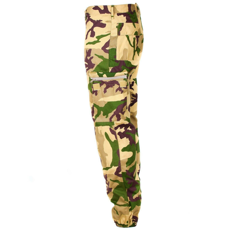 Pants dell'esercito italiano originale Combattimento Deserto Tropic Cimeflage Field Calco Nuovi