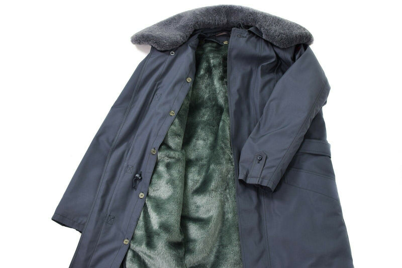 Original Ceca militare M85 giacca da campo parka in stile grigio lineare invernale