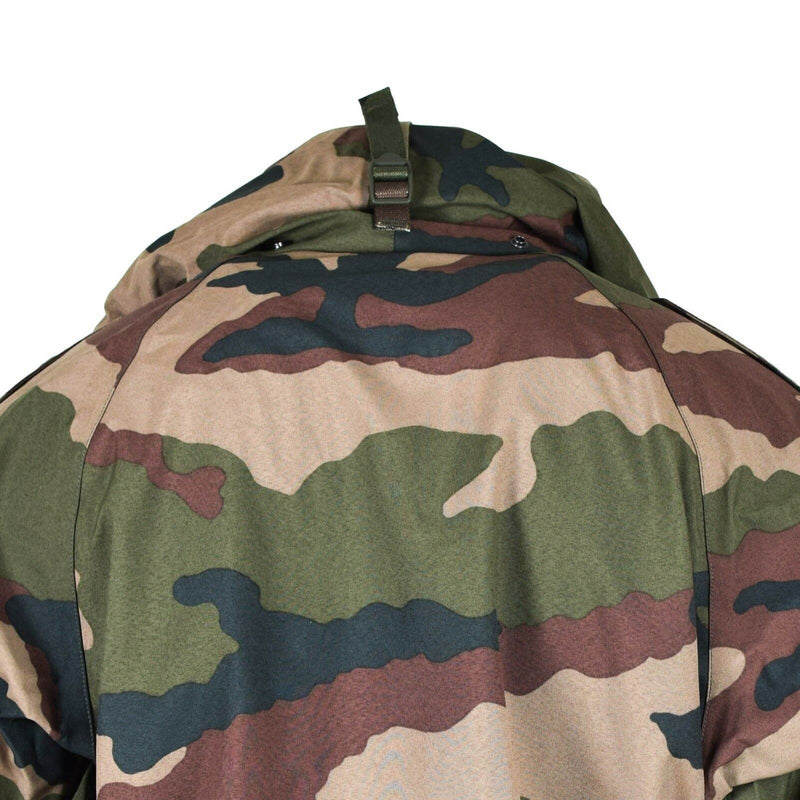 Giacca da trilaminati impermeabili dell'esercito francese genuino cce camo con cappuccio parka now