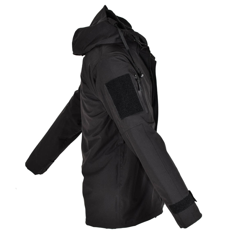 Mil-Tec Brand Parka W Inverno rivestimento inverno giacca nera uomo impermeabile attrezzatura da pioggia