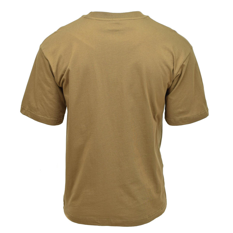 Maglietta militare statunitense MFH USA UNDERSHIRT STURDA LEGGE PIÙ LUMINETUBILE COYOTE