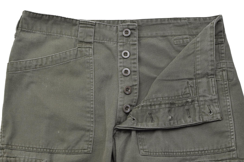 Pants di lavoro di carico dell'esercito austriaco originale Olive Field Service Classic Pantaloni